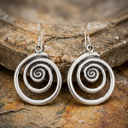Vintage Circular Earrings