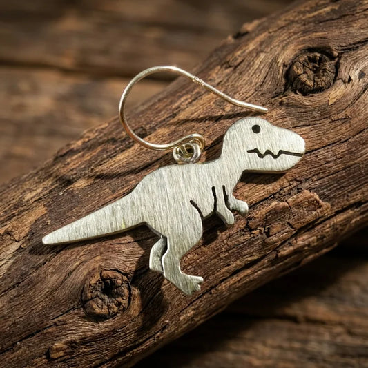 Vintage T-Rex Dinosaur Earrings