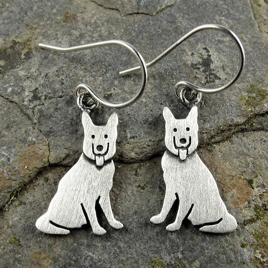 German Shepherd Earrings