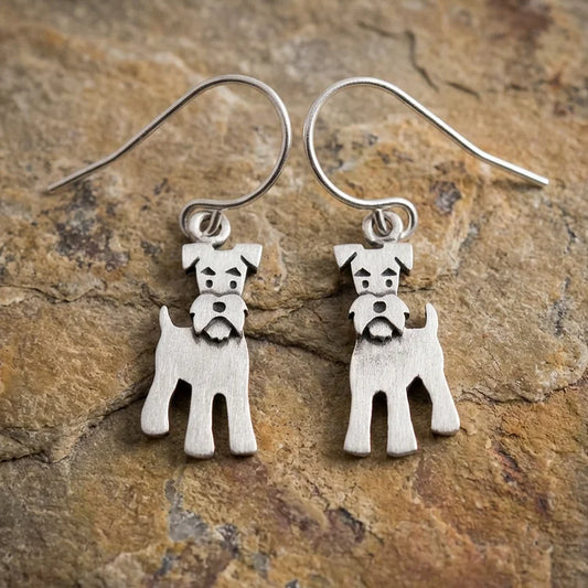 Vintage Schnauzer Earrings