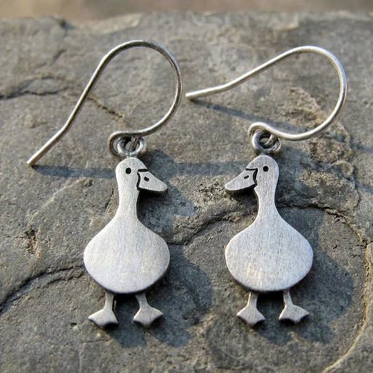 Vintage Duck Earrings