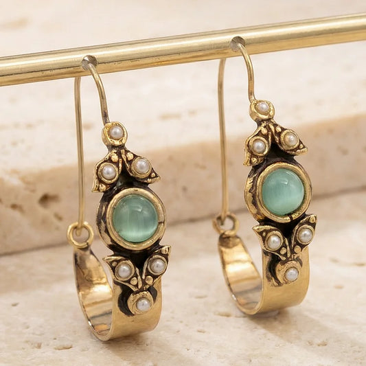 Fashion Retro Ethnic Style Pendant Earrings