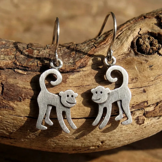 Vintage Monkey Earrings