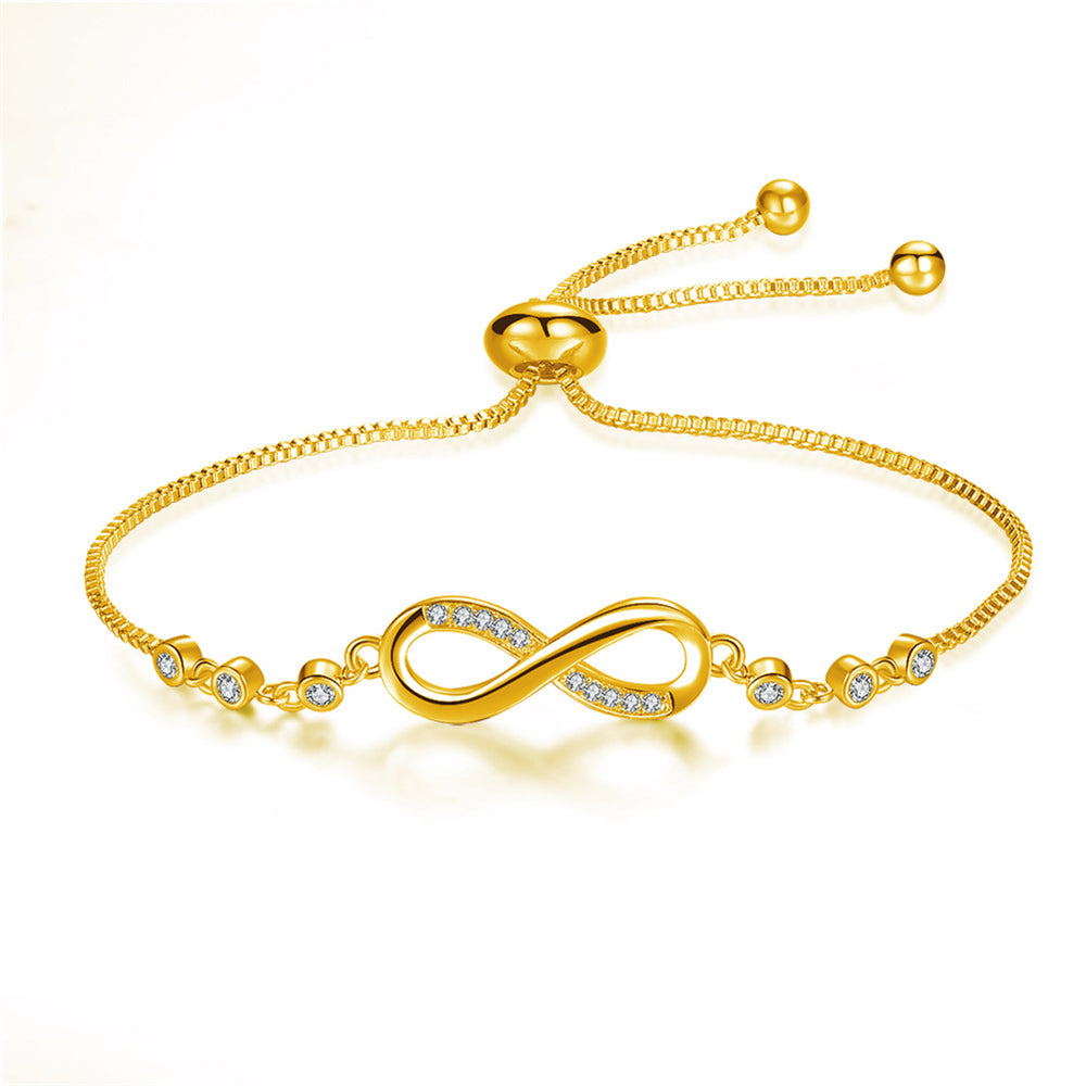 Elegant Silver Infinity Bracelet