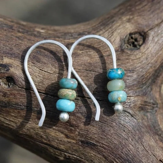 Turquoise Beaded Earrings