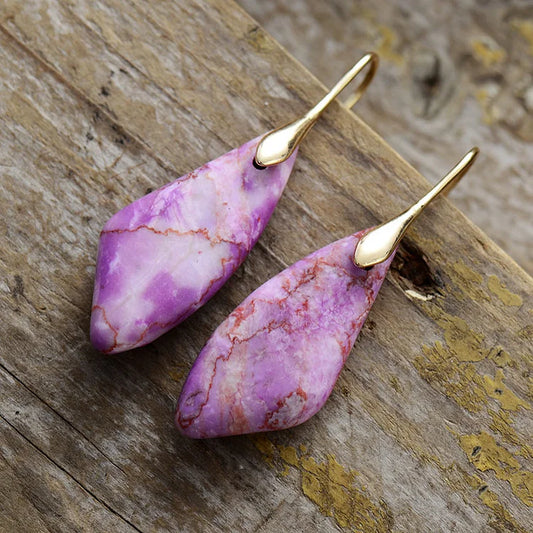 Vintage Natural Stone Earrings