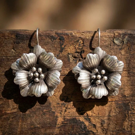 Vintage Bohemian Style Flower Earrings