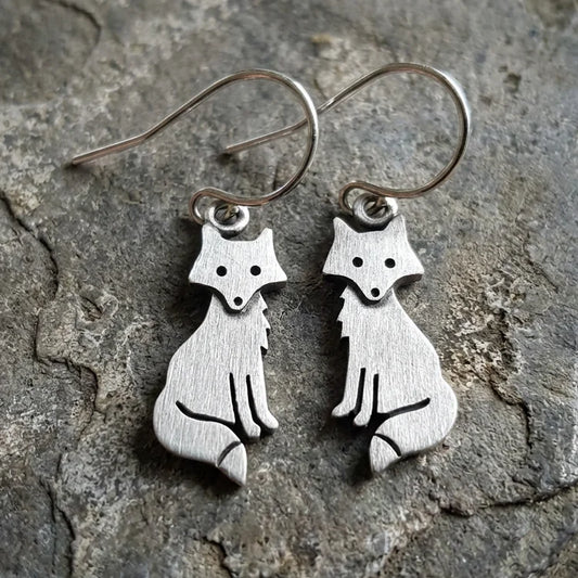 Retro Fox Earrings
