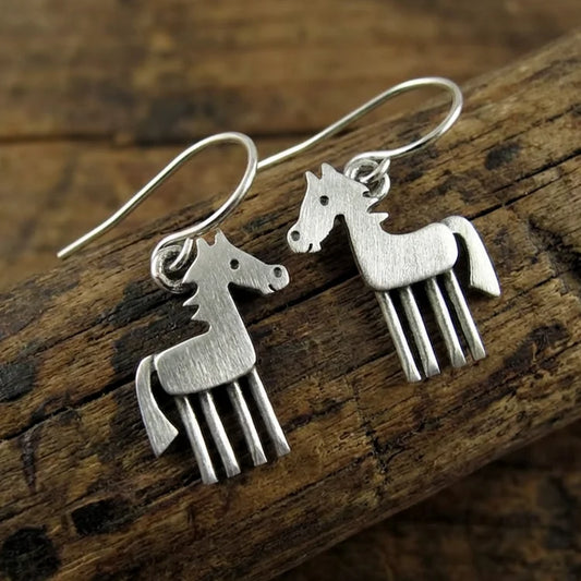 Vintage Horse Earrings