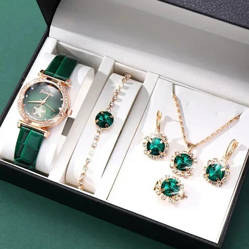 Verdantra Timecourt Jewelry emerald