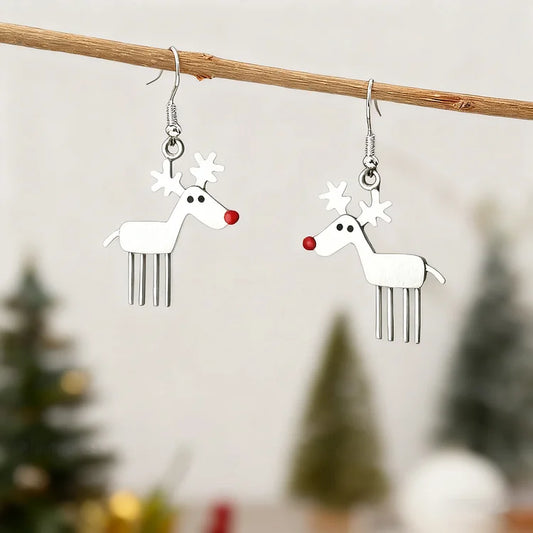 Vintage Rudolph Earrings