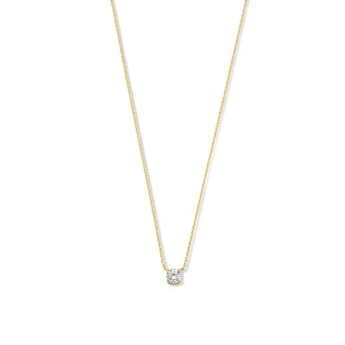 Cléa Moissanite Stone Necklace