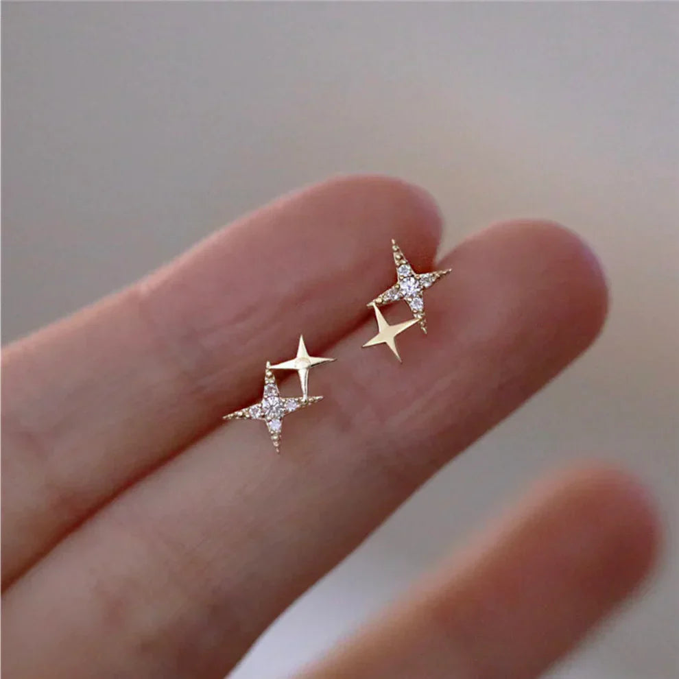 Elegant Star Spark Earrings